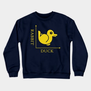 Duck Rabbit Illusion Crewneck Sweatshirt